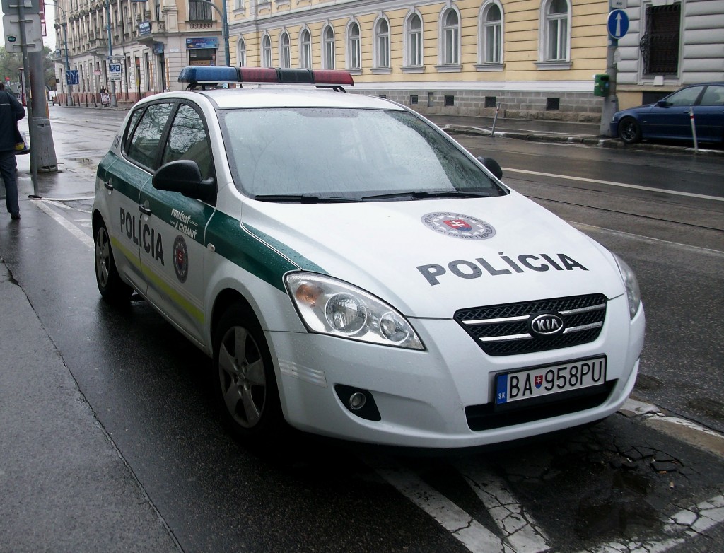 policajne auto